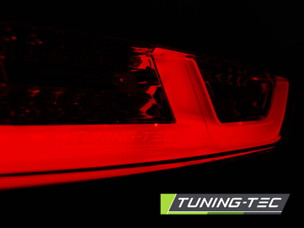 LED Lightbar Design Rückleuchten für Audi A1 (8J) 10-14 rot/rauch
